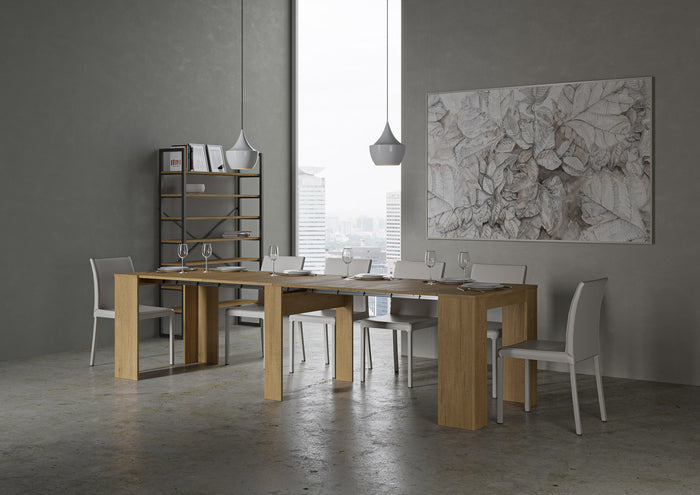 Consolle allungabile 90x48/296 cm Venys Quercia Natura