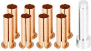 Set di Cardini Porta - 8 pezzi - Alta Qualità Acciaio - Adatto per Jeep Wrangler 1986-2006 - Strumento di Rimozione - Resistenti e Duraturi