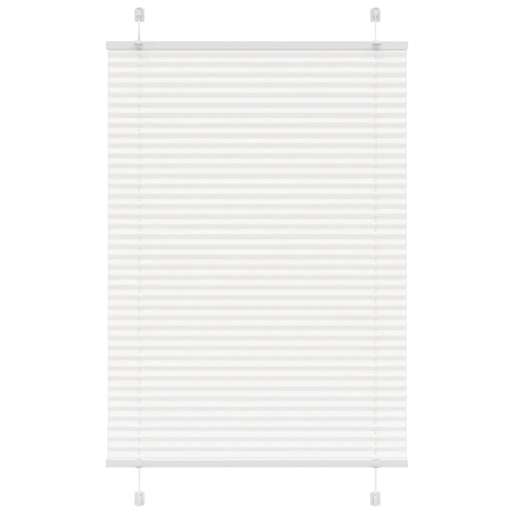 Tenda Plissettata Bianca 90x100 cm Larghezza Tessuto 89,4 cm