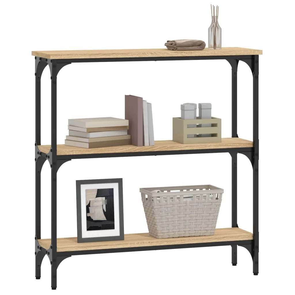Tavolo Consolle | Tavolo d'Ingresso Rovere Sonoma 75x22,5x75 cm Legno Agglomerato