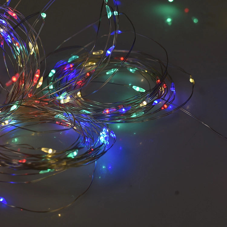 LUCI DI NATALE MULTICOLORE 150 MICRO LED A BATTERIA PER ESTERNO CON TELECOMANDO - 8 MODALITA' DI ILLUMINAZIONE