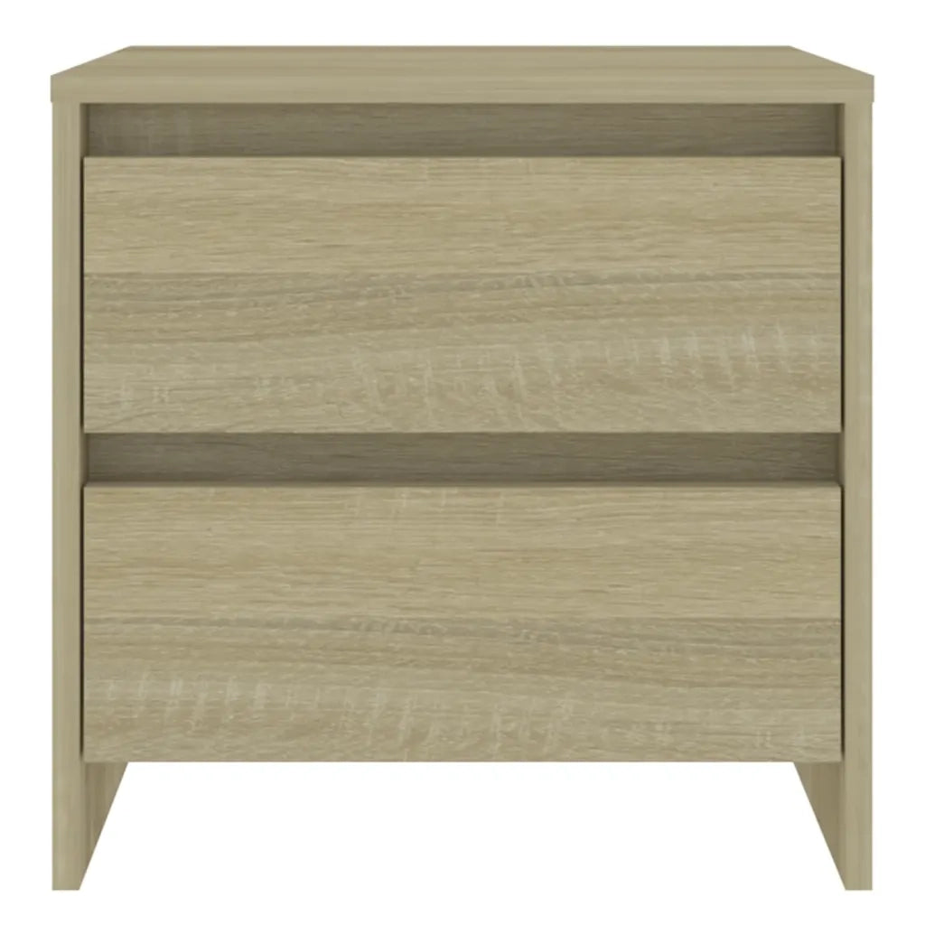 Comodini 2 pz Rovere Sonoma 45x34,5x44,5 cm in Truciolato 809852