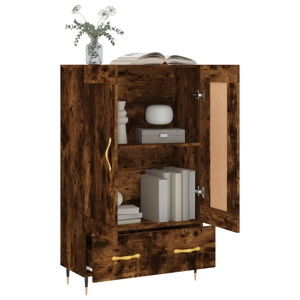 Credenza Rovere Fumo 69,5x31x115 cm in Legno Multistrato 830305