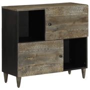 Credenza 80x33x75 cm in Legno Massello di Mango