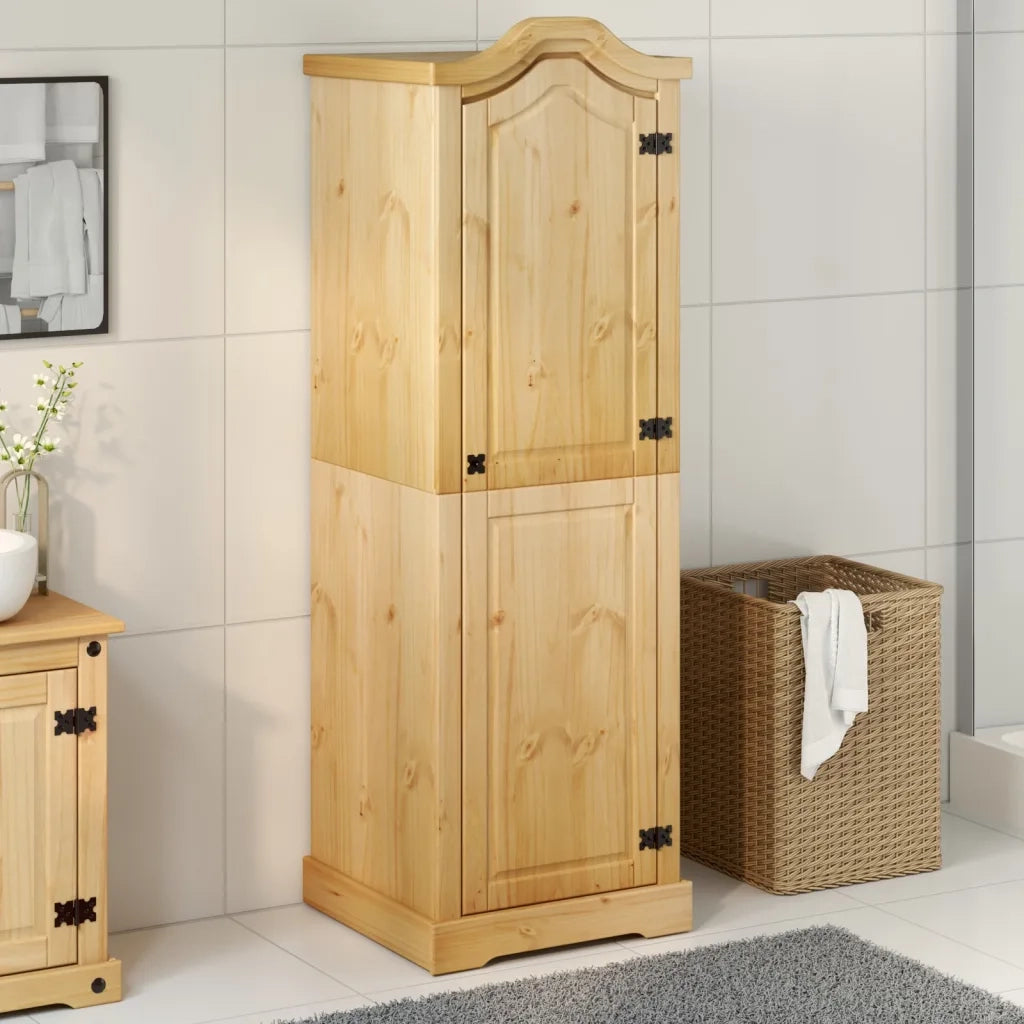 Armadio Corona 55x52x170 cm in Legno Massello di Pino CFW2483910