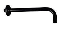 Braccio doccia Nero Opaco Tondo Diametro 20 mm Lunghezza 30 cm