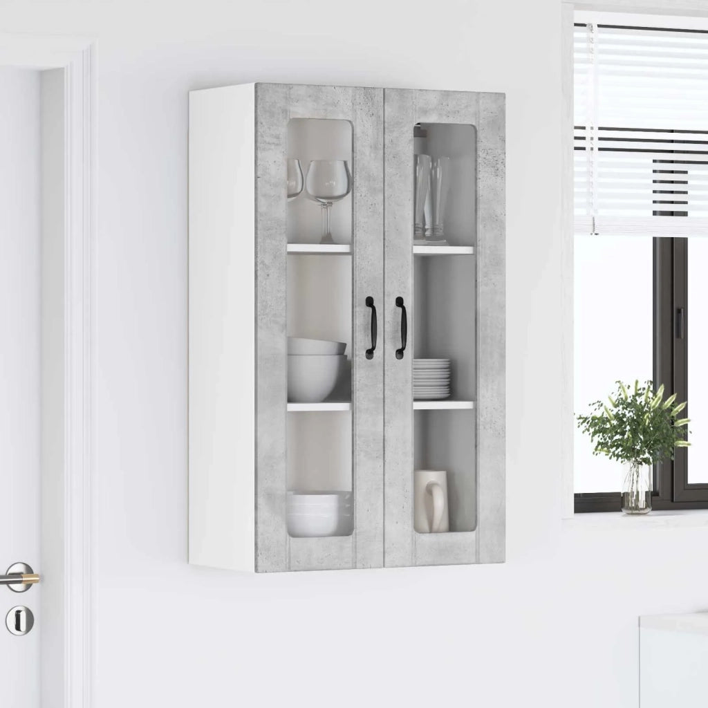 Pensile cucina con porta Lucca Grigio Cemento 60 x 31 x 100 cm 885178