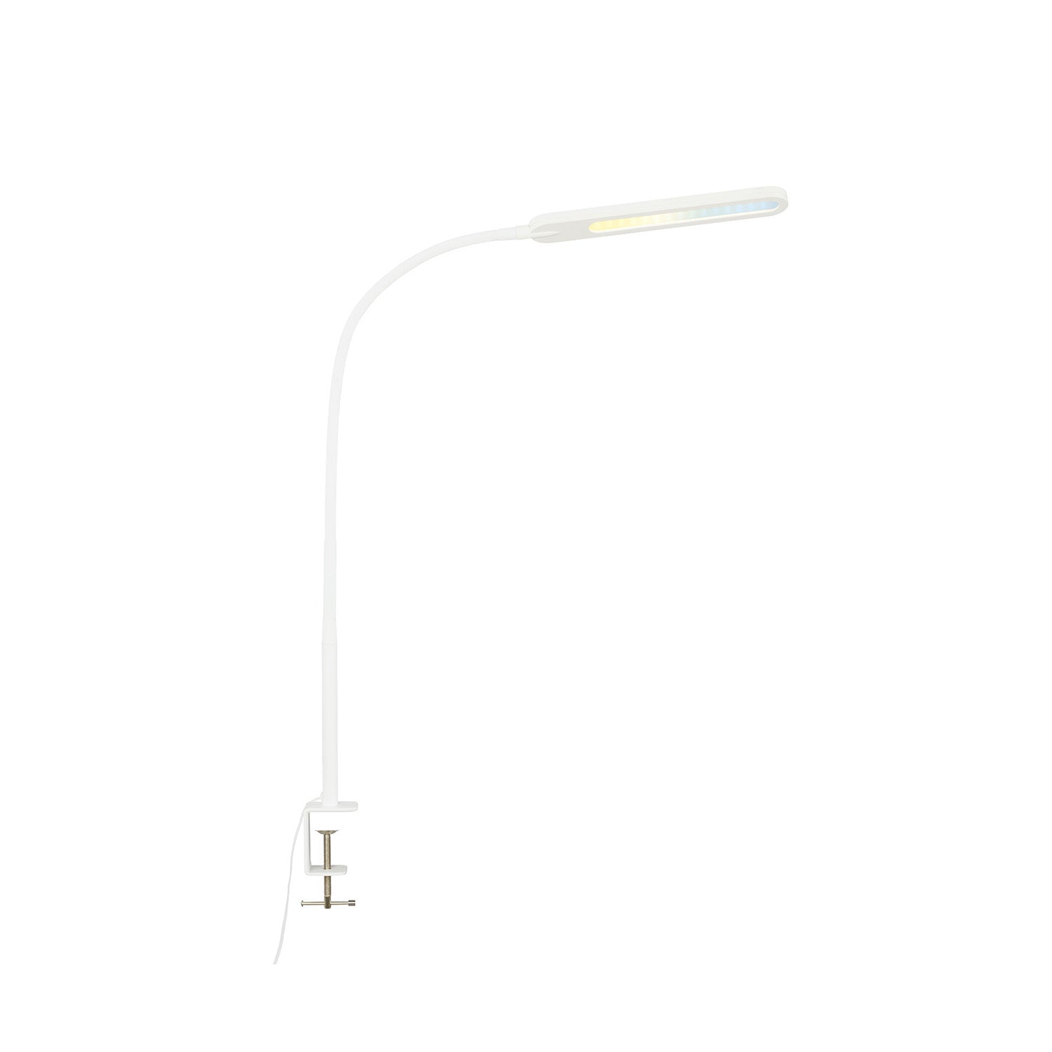 Lampada Da Tavolo Moderna Servo Metallo Bianco Led 6,5W 3000K
