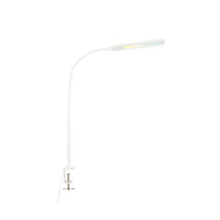 Lampada Da Tavolo Moderna Servo Metallo Bianco Led 6,5W 3000K