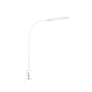 Lampada Da Tavolo Moderna Servo Metallo Bianco Led 6,5W 3000K