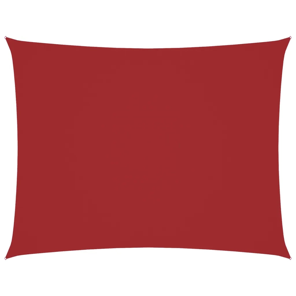 Vela Ombreggiante-Parasole a vela Oxford Rettangolare 3,5x5 m Rosso