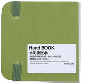 Diario a olio acquarello 300 gsm - 30 fogli - 60 pagine - copertina rigida - angoli arrotondati - piede poggiatesta a 180 gradi - libro di schizzi