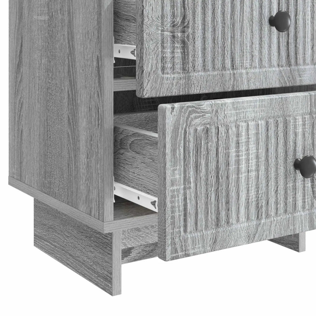 Armadio da Notte con cassetto Grigio Sonoma 43 x 34,5 x 47,5 cm 893847