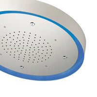 Soffione a soffitto 2 getti con led e diametro di 57 cm