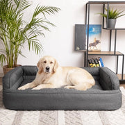 Letto per cani, Mobili per animali domestici, Letto per gatti, Cuscino per cani, Sedia per cani, Cuscino per cani, Sedia per cani con braccioli, Posti letto per cani, Divano per cani, Grafite, D: 78x47 cm
