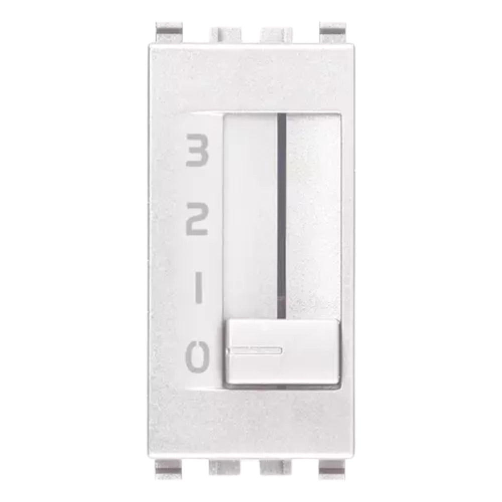 Vimar eikon commutatore a slitta 1p 6a 250v 4 posizioni fan-coil *** colore bianco, confezione 1