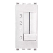 Vimar eikon commutatore a slitta 1p 6a 250v 4 posizioni fan-coil *** colore bianco, confezione 1