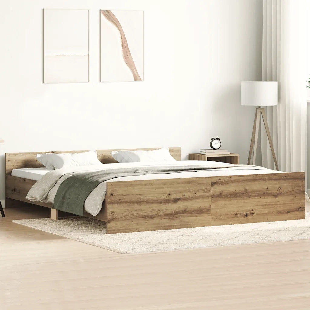 Giroletto senza Materasso Rovere Artigianale 160x200 cm 3328755