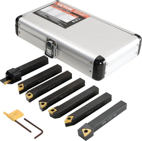 Set di Bit in Acciaio Indurito Indexabile 1/2 pollice