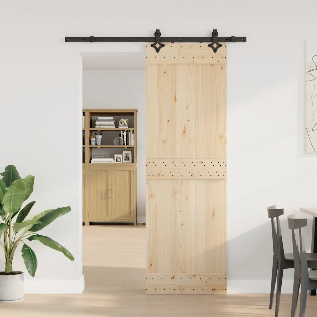Kit di Binari per Porte Scorrevoli 152,5 cm Acciaio Nero CFW8364309