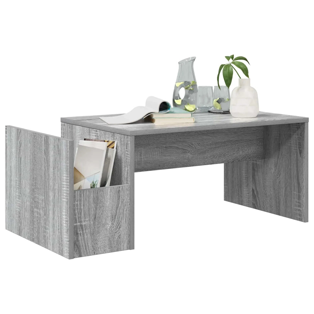 Tavolino da salotto | Tavolino da caff¨¨ | Tavolino da Soggiorno Grigio Sonoma 90 x 45 x 35 cm
