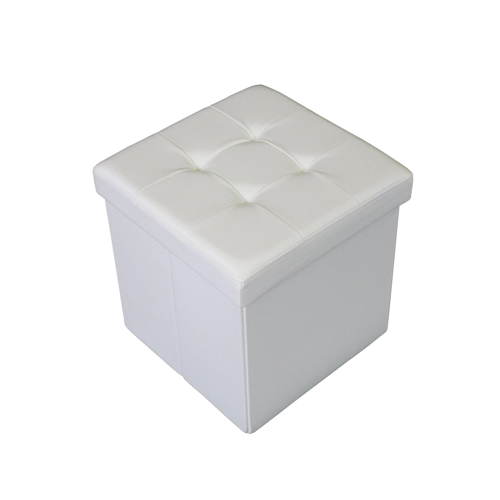 Pouf contenitore in similpelle - MADDOX
