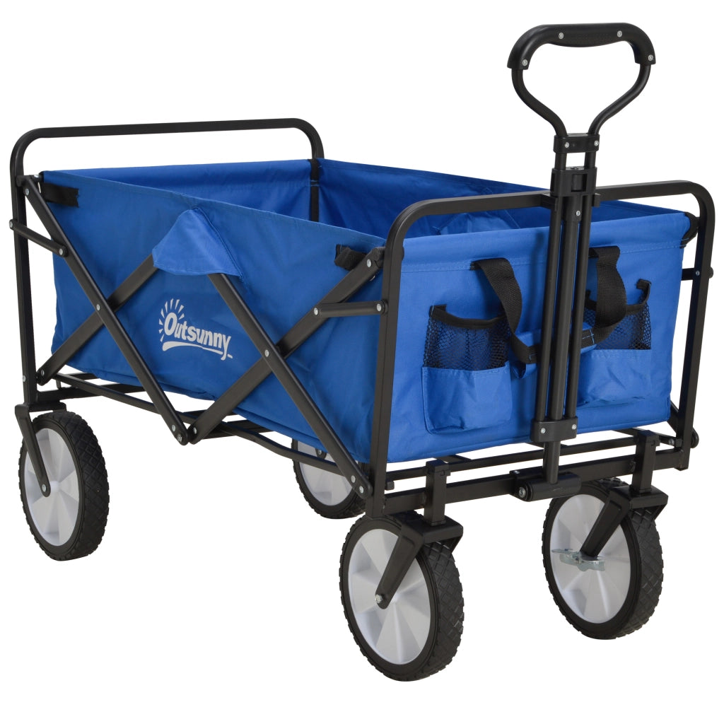 Carrello da giardino pieghevole ¨C zephmum ¨C 68 kg capacit¨¤ di carico