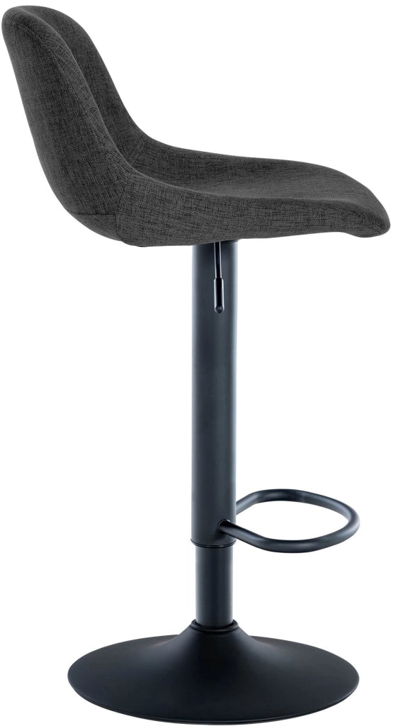 Sgabello Loft nero,Tessuto