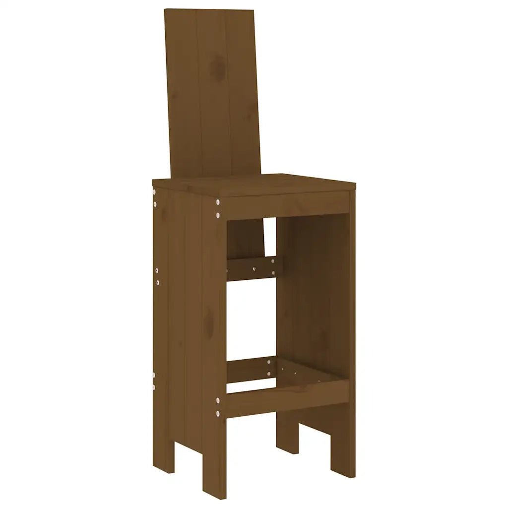 Set Bar da Giardino 5 pz ambra in Legno Massello di Pino 3157778