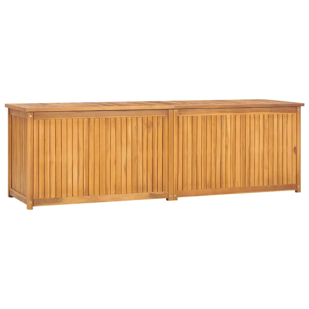 Baule da giardino 175 x 50 x 55 cm in legno massello di teak 02_0012989