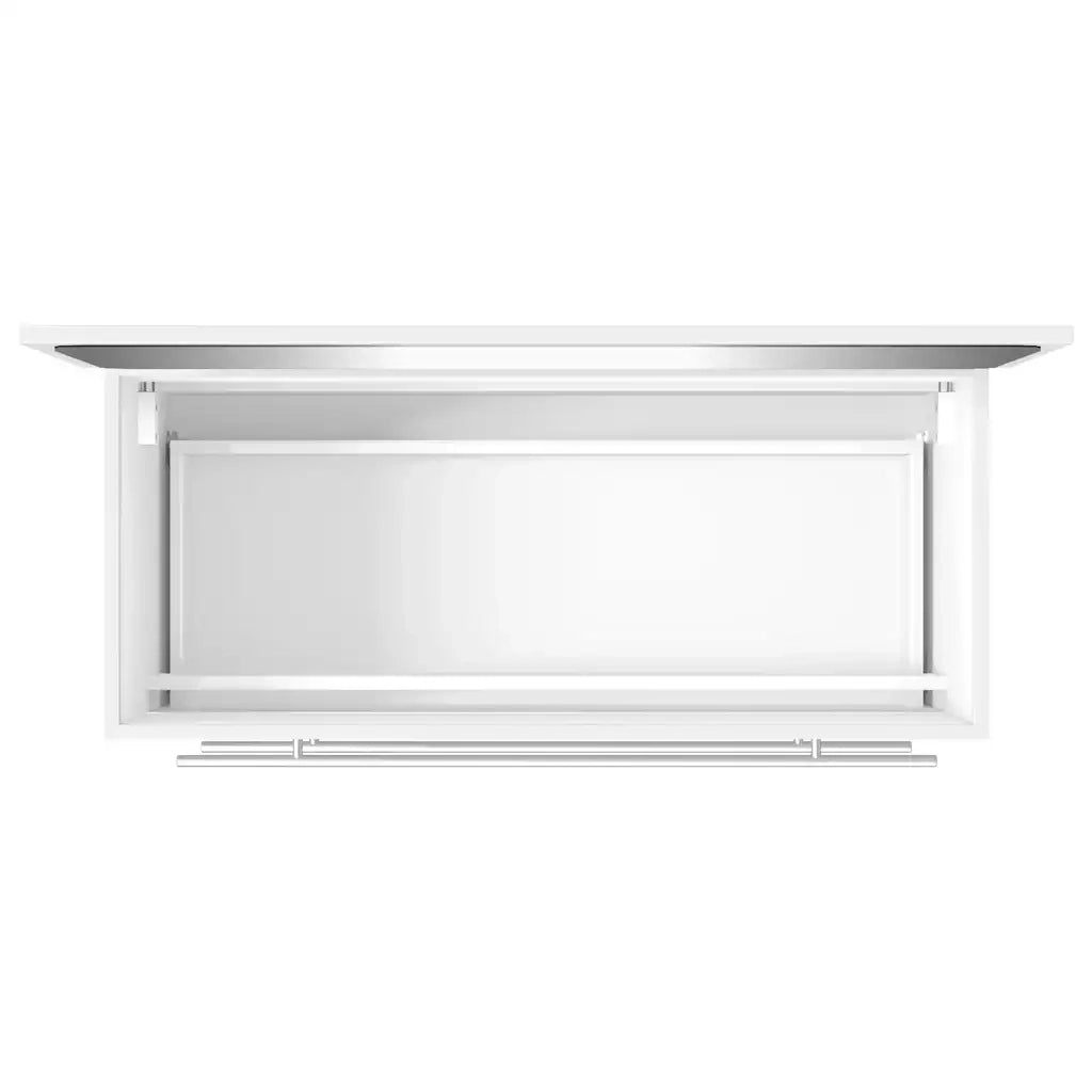 Mobile da Bagno con Specchio Bianco in Legno Multistrato 833879