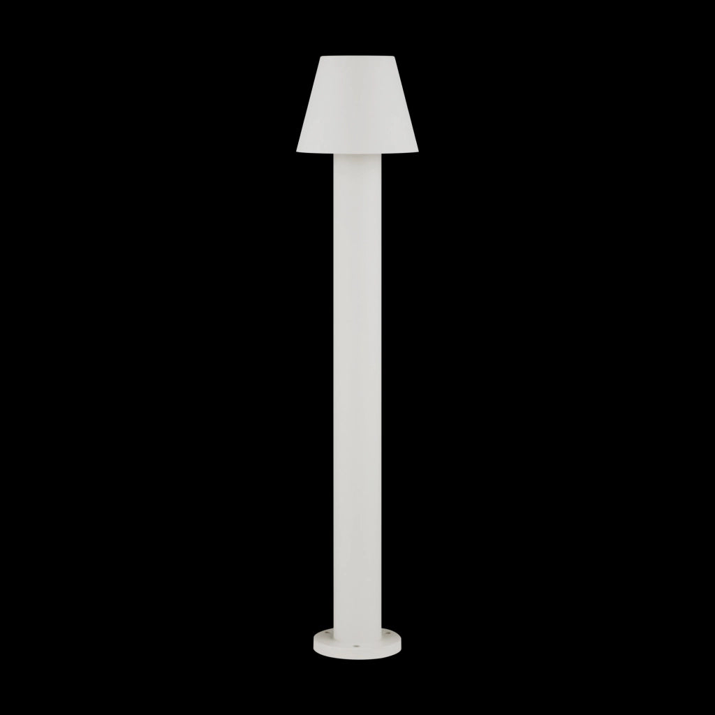 Lampada Da Terra Moderna Da Esterno Metallo Bianco Luce Led 5W Ip65