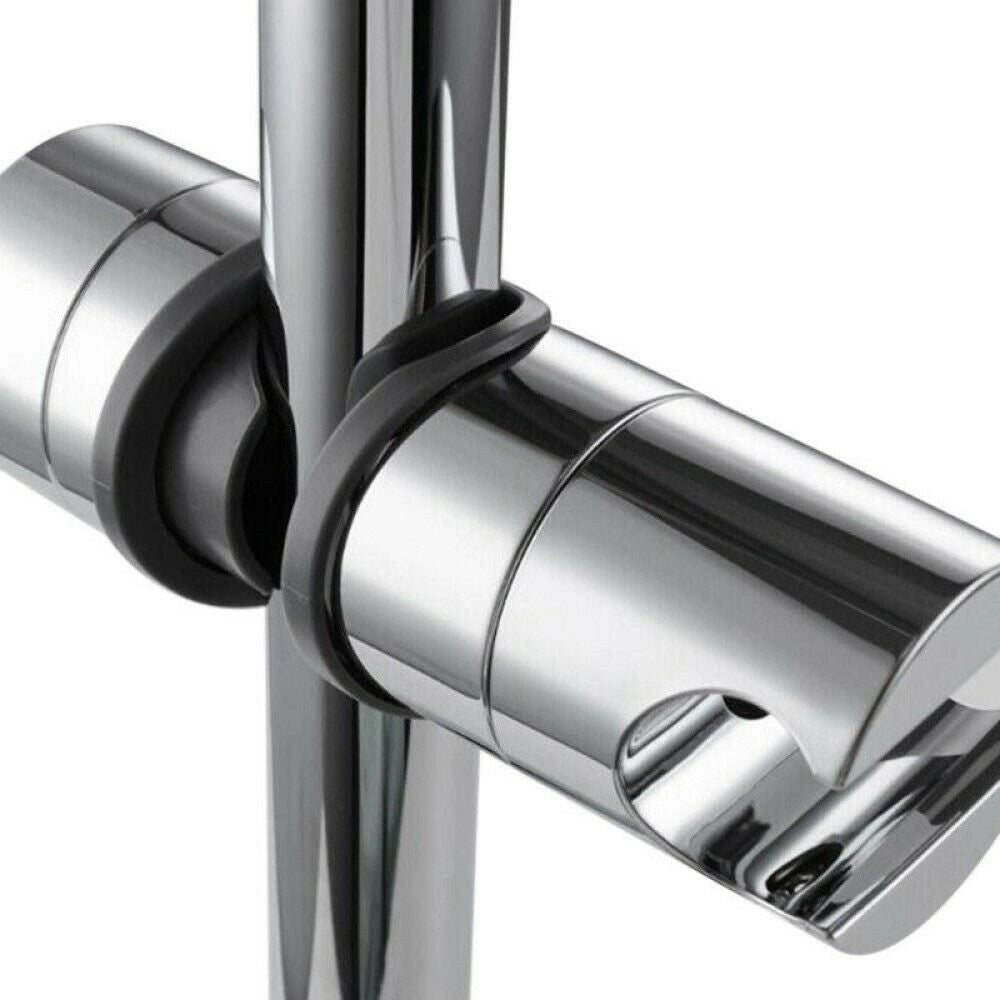 Trade Shop - Supporto Doccetta Scorrevole Per Asta Saliscendi Diametro Da 18 A 25 Mm 59419 -