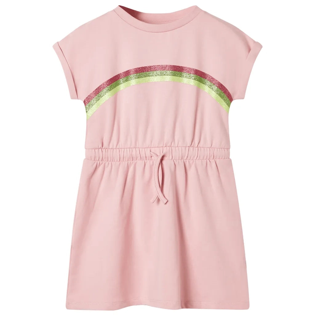 Abito da Bambina con Coulisse Rosa Chiaro 116cod mxl 87220
