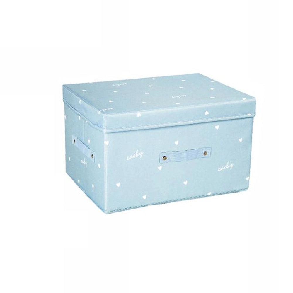 Trade Shop - Box Scatola Salvaspazio Armadio Contenitore Porta Oggetti Organizer 35x30x20 Cm -