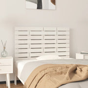 Testiera da Parete Bianca 81x3x63 cm in Legno Massello di Pinocod mxl 82346