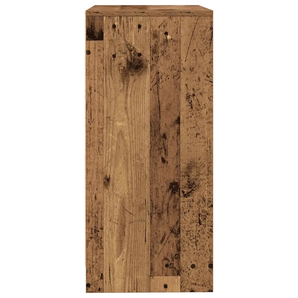 Credenza Legno Antico 57x34x76 cm in Legno Multistrato 861623