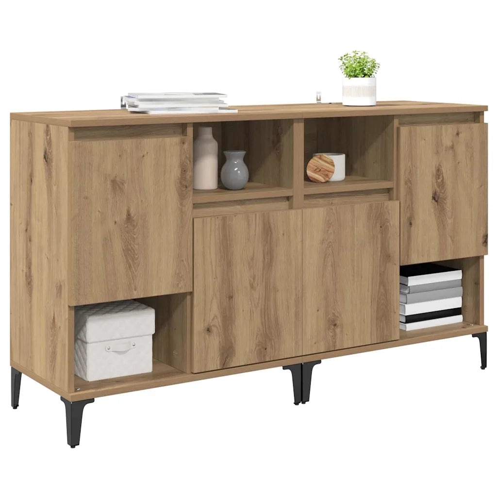 Sideboards 2 pcs Rovere artigianale 60 x 35 x 70 cm 3415584