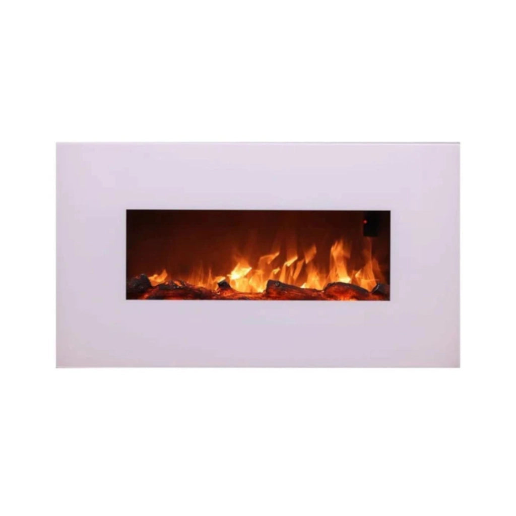 CAMINETTO PARETE MONTE 1500W 98X14XH55CM BIANCO