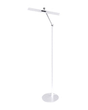 Lampada da terra Beba LED 12W 1340lm, Struttura in alluminio e metacrilato, Dimmerabile al tocco, IP20, 106cm, Colore Bianco - Beba