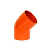 Curva 45° in pvc : Colore - Arancio, Diametro - 32