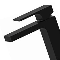 Miscelatore lavabo nero opaco serie Absolute