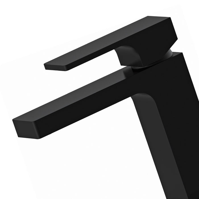 Miscelatore lavabo nero opaco serie Absolute