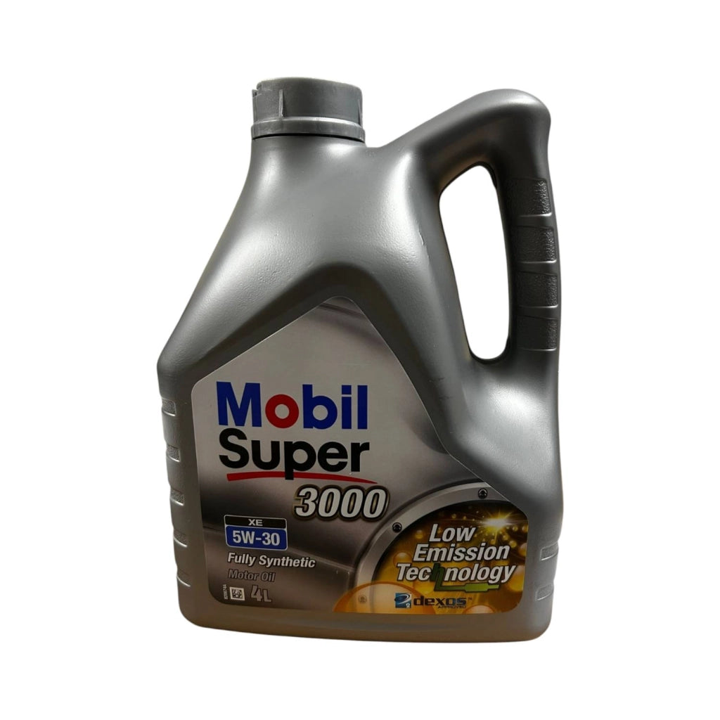 OLIO LUBRIFICANTE PER MOTORI MOBIL SUPER 5W-30 BENZIA E DIESEL 3000 4LT