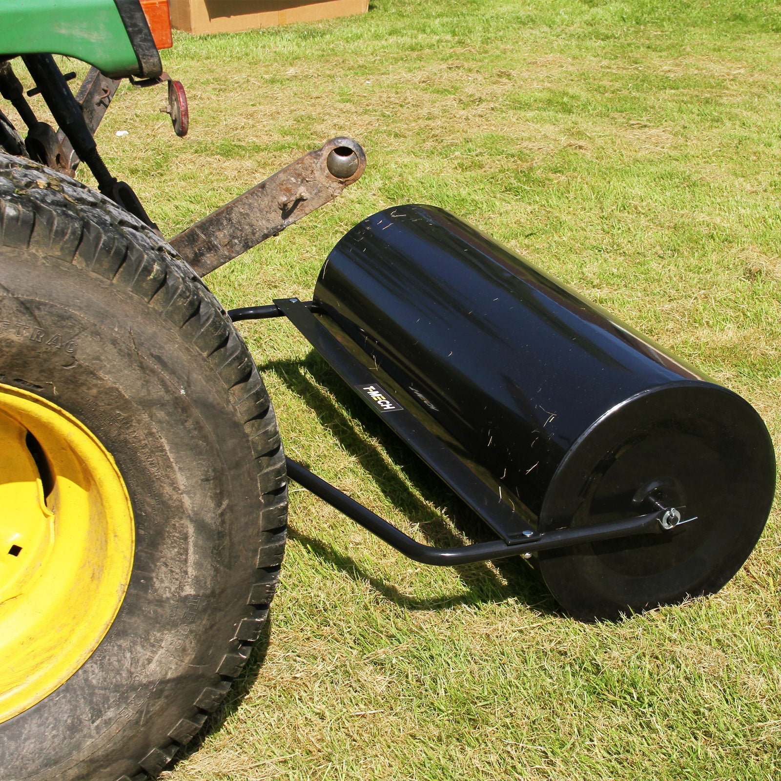 Rullo da Giardino Trainabile in Acciaio per Appiattire Prati e Piani Ondulati