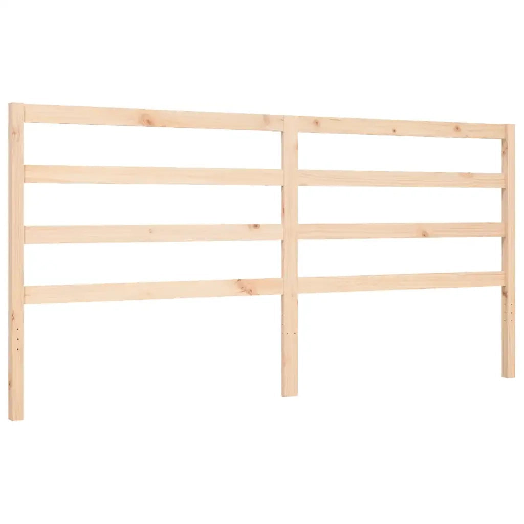 Giroletto senza Materasso-Struttura Letto 200x200 cm in Legno Massello di Pino 916440