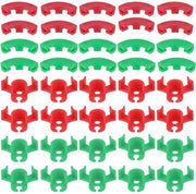 Clips per piante 40 pezzi - Supporto per piante - Fermo piante - Anello per piante - Clips per piante all'aperto - Materiale di alta qualità in plastica