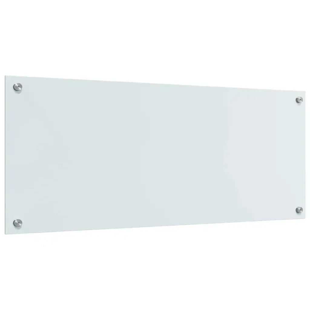 Rivestimento da Cucina 2 pcs Bianco 100 x 40 cm vetro temperato 3415527