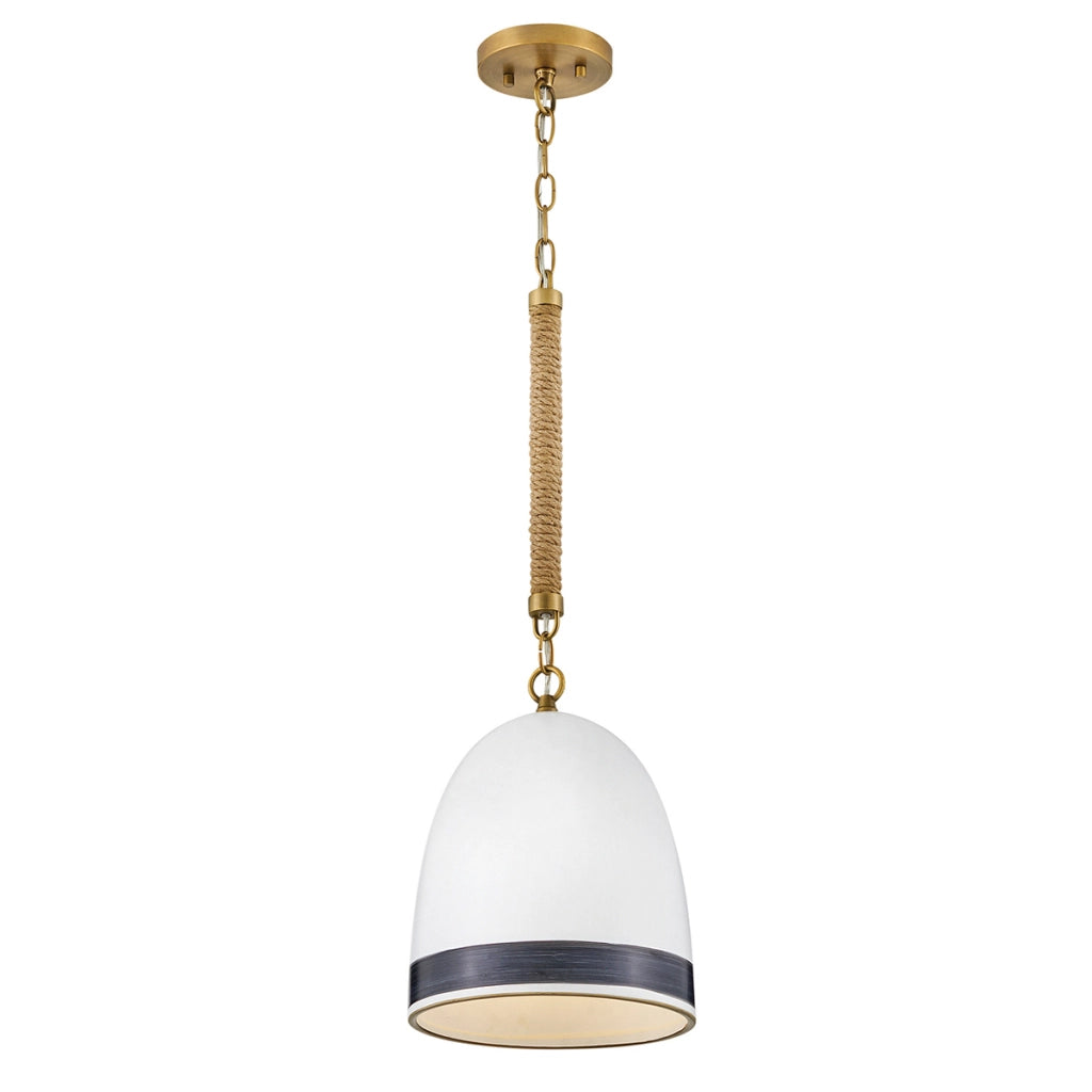 Lampada a sospensione Hinkley Nash ottone ceramica E27
