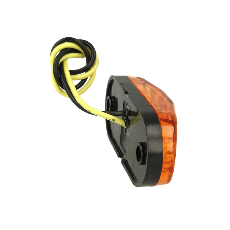 10 Pezzi Fanali Laterali LED 12V 24V Arancione per Luci Cortesia Targa Camion